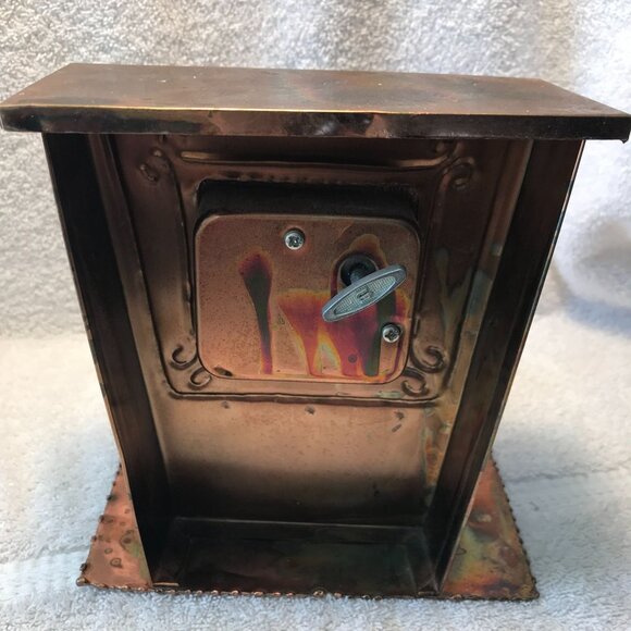 Vintage Copper Sculptural Figurine Music Box Handmade & Unique Design Quirky Dec - Picture 3 of 12
